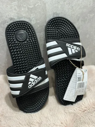 Chanclas Adidas Adissage Unisex Negro Blanco