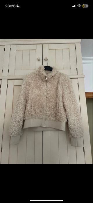 Abrigo borrego beige