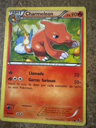 Carta Pokémon Charmeleon FASE 1
