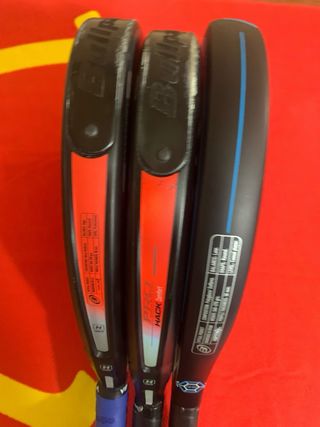 3 Palas de pádel Bullpadel