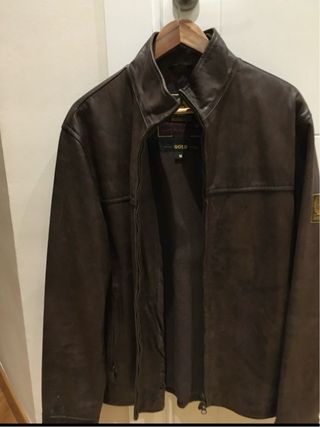 Cazadora Piel Belstaff Talla M Marrón