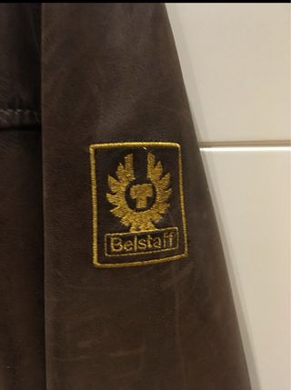 Cazadora Piel Belstaff Talla M Marrón