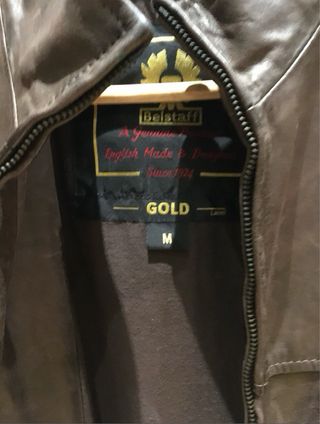 Cazadora Piel Belstaff Talla M Marrón