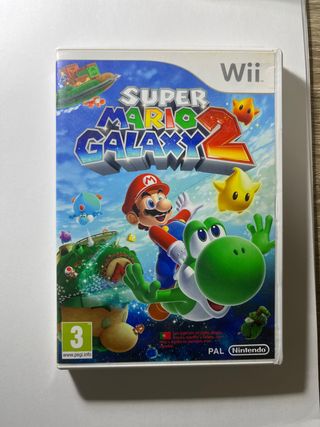 Super Mario Galaxy 2 Wii con instrucciones