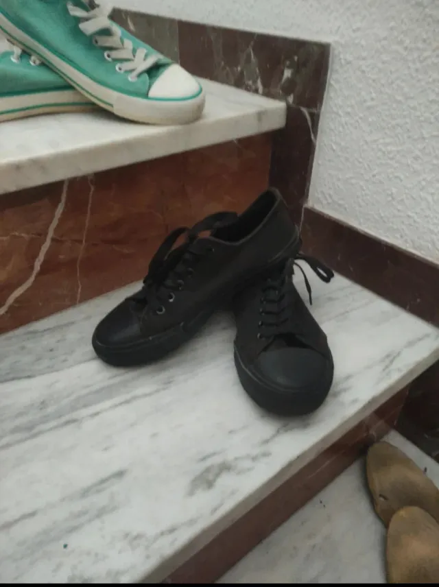 Zapatillas de lona, talla 38