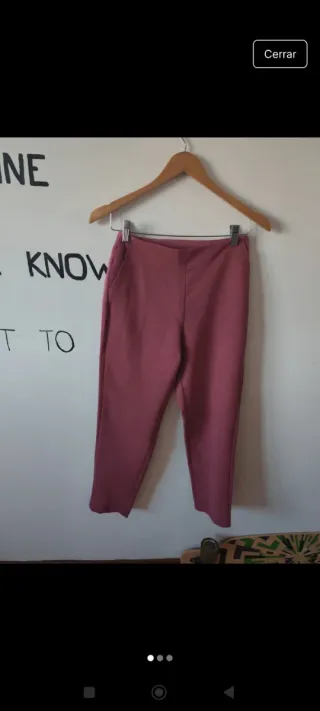 Pantalón largo rosa