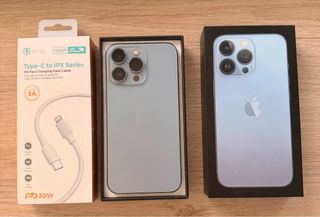 iPhone 13 Pro 128 GB blu + cavo di ricarica rapida