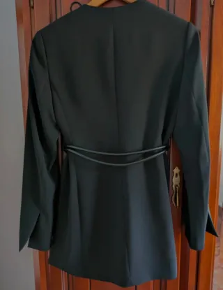 Blazer Zara Preto com Cinto