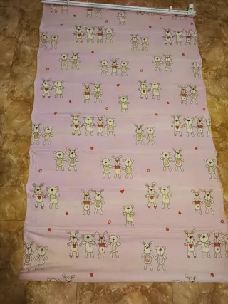 Tenda rosa per bambini con orsetti