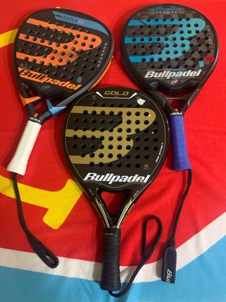 3 Palas de pádel Bullpadel