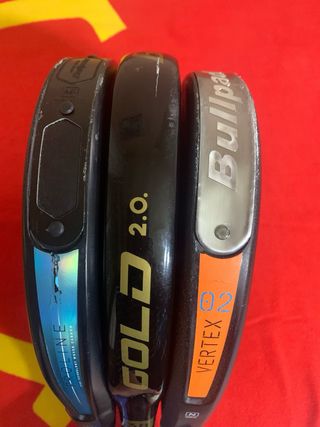 3 Palas de pádel Bullpadel