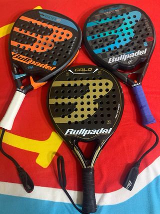 3 Palas de pádel Bullpadel