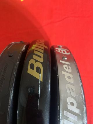 3 Palas de pádel Bullpadel