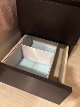 Comodini neri MALM IKEA