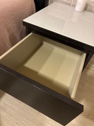 Comodini neri MALM IKEA
