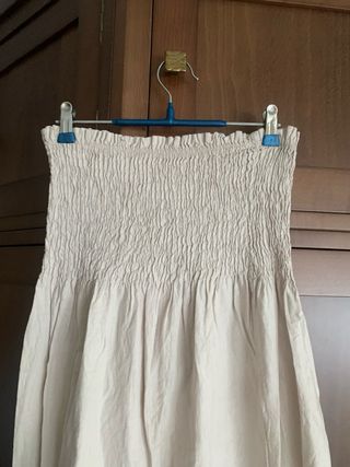 Vestido largo beige de verano