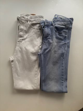 Jeans Super High Waist Blanco