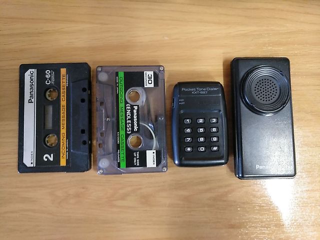 Contestadores automáticos Panasonic con accesorios