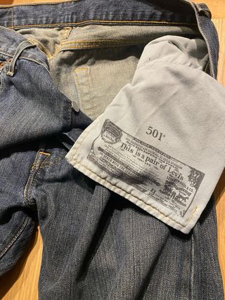 Levi's 501 Pantalón Tejano Azul 
