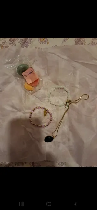 Joyería acero minerales y pulseras