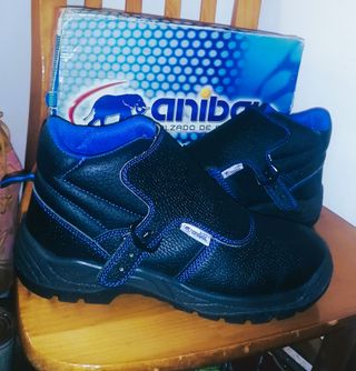 Botas Seguridad Anibal Vulcano Negras/Azules