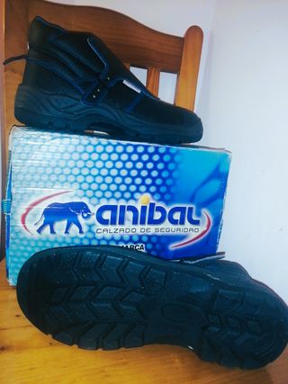 Botas Seguridad Anibal Vulcano Negras/Azules