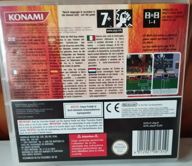 Juego Nintendo DS Turtles Mutant Nightmare