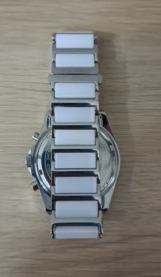 Reloj Viceroy cronografo Cerámica Blanco y Plata