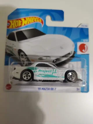 Hot Wheels '95 Mazda RX-7 Blanco