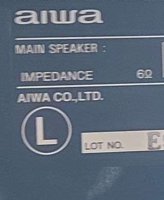 lote 4 Altavoces Aiwa SX-FZ3300 . 3 vías