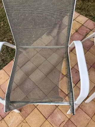 Tavolo da giardino Mesa in vetro e metallo