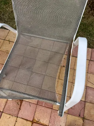 Tavolo da giardino Mesa in vetro e metallo