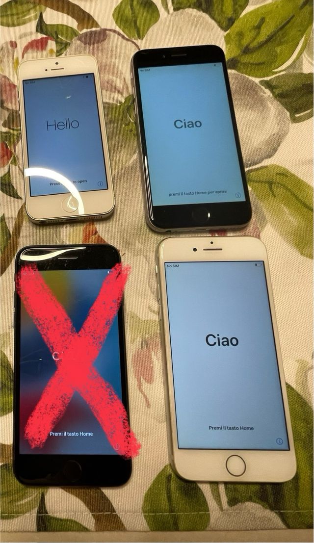 3 iPhone funzionanti e sbloccati