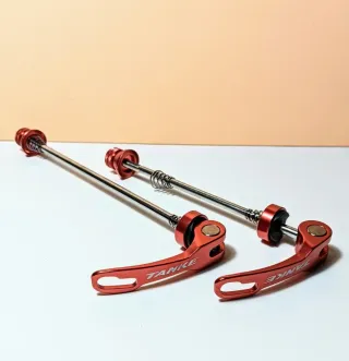 Cierres rueda TK035 para Bicicleta rojos
