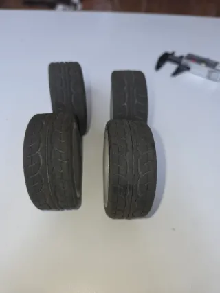 Ruedas RC 12mm Hexágono 65x27mm