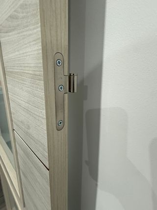 Puerta interior madera con cristal