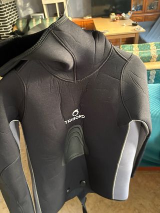 Traje de pesca submarina negro
