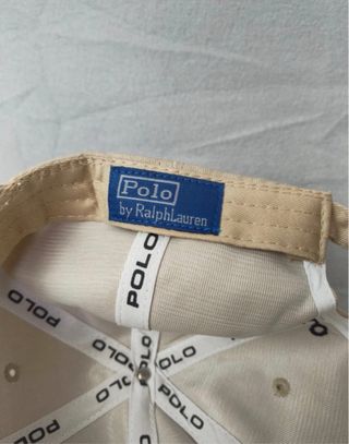 Elegante Gorra Polo Ralph Lauren Beige