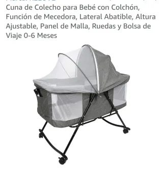 Minicuna colecho plegable 0-6 meses