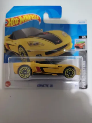 Hot Wheels Corvette C6 Amarillo