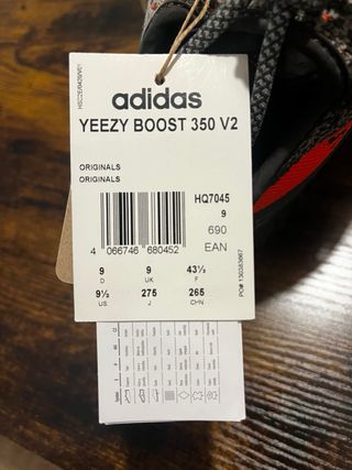 Adidas Yeezy Boost 350 V2 Talla 41