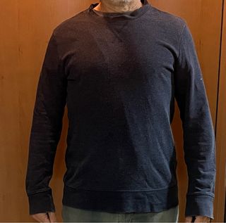 Sudadera azul manga larga