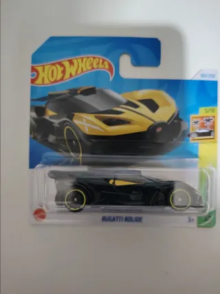 Hot Wheels Bugatti Bolide Negro y Amarillo