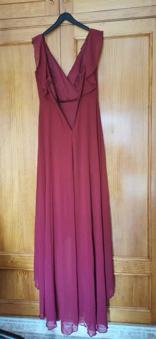 Vestido fiesta rojo talla S/M