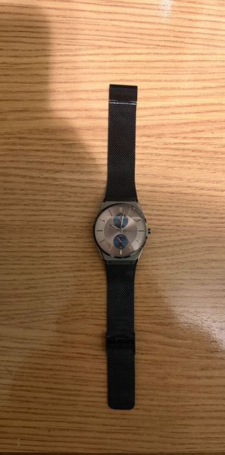Reloj Viceroy Plata y Azul Poco Uso
