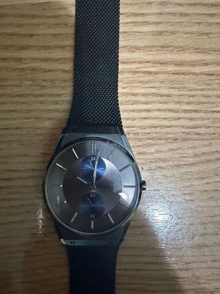 Reloj Viceroy Plata y Azul Poco Uso