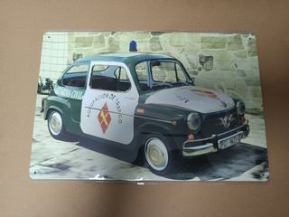 Cartel Metálico Guardia Civil Tráfico N 1