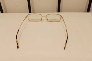 Gafas Cartier Doradas Rectangulares