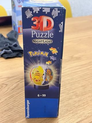 Puzzle 3D Pokémon Lámpara Nocturna Ravensburger