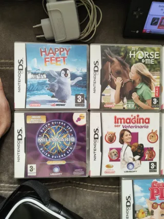 Nintendo DSi Negra + 9 Juegos